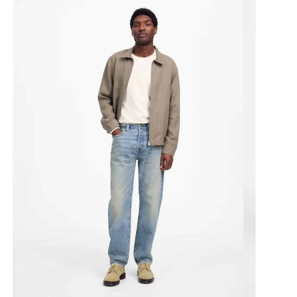 NWT Madewell Men's The 1991 Straight-Leg Jean Blue 36/32